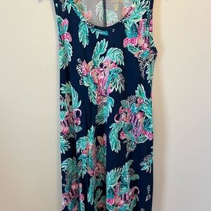 Lilly Pulitzer Tropical Print Midi Dress